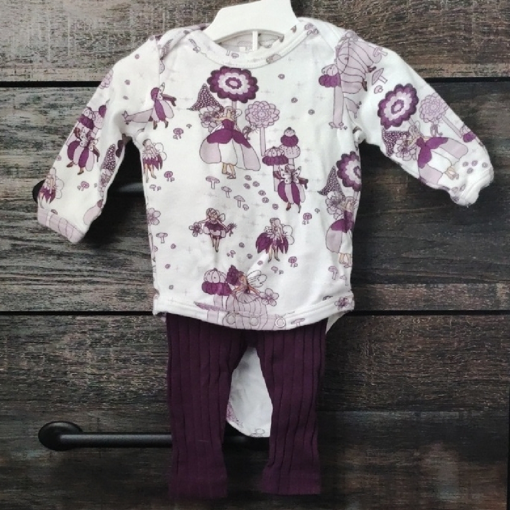 Kate Quinn Purple and White Kids Matching Set